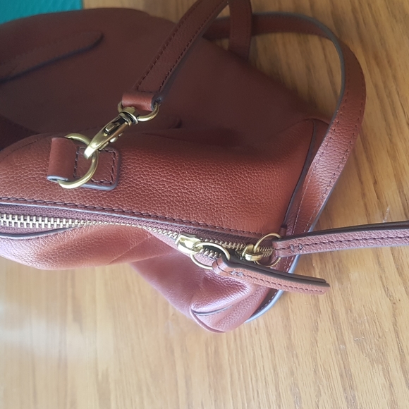 Fossil leather satchel purse - Picture 2 of 8